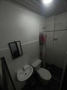 Koupelna v ubytování Hotel MONARCA
