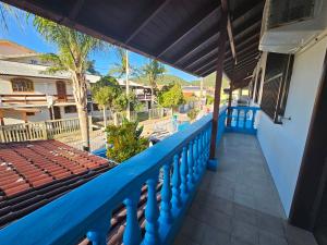 a view from the balcony of a stadium at GH Barra da Lagoa in Florianópolis