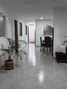 Posezení v ubytování ApartahotelVacacionalSangil