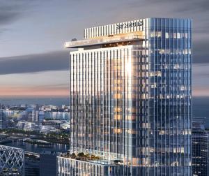 Linna Shenzhen üldine vaade või majutusasutusest The St. Regis Shenzhen Bao'an pildistatud vaade