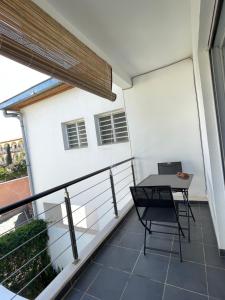 Balkón nebo terasa v ubytování E&D Apartments