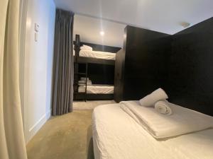 Ένα ή περισσότερα κρεβάτια σε δωμάτιο στο Konayuki Apartment 4