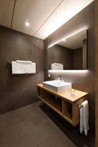 A bathroom at Hotel Reuti