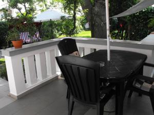 Balkón nebo terasa v ubytování Kornél Apartman