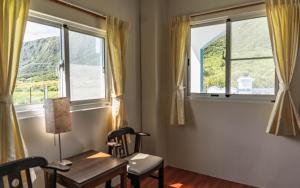 Χώρος καθιστικού στο Inapu Ocean View B&B