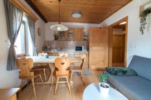 Kuchyň nebo kuchyňský kout v ubytování Mountain View Apartments - Pr` Potovcn`k