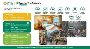 Majutusasutuses Treebo Premium The Takey's olev sertifikaat, autasu, silt või muu dokument