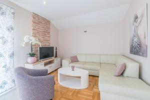 TV a/nebo společenská místnost v ubytování Turta apartment