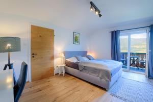 Posteľ alebo postele v izbe v ubytovaní Das Talblick - Appartments