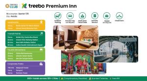 Certifikát, hodnocení, plakát nebo jiný dokument vystavený v ubytování Treebo Premium Inn