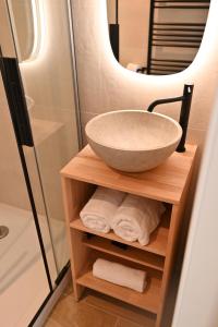 Studio lumineux en bord de mer的一间浴室