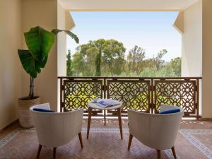 Balkón nebo terasa v ubytování Fairmont Tazi Palace Tangier