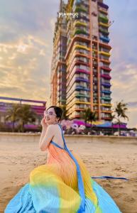 Foto sihtkohas Thanh Hóa asuva majutusasutuse Flamingo Ibiza Hải Tiến Luxury Stay galeriist +271 fotot