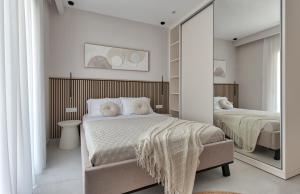 Ένα ή περισσότερα κρεβάτια σε δωμάτιο στο Villa Luna d'oro by "Elite"