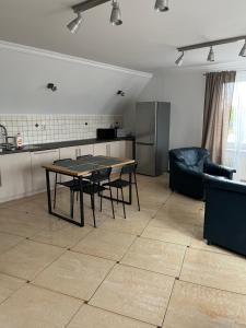Kuchyňa alebo kuchynka v ubytovaní Apartament 150m2 SZCZYTNO Mazury City CENTER Lake View
