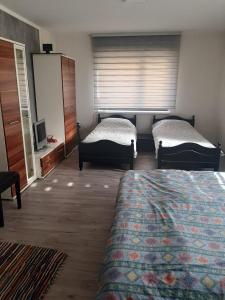 Postel nebo postele na pokoji v ubytování Vila Nina