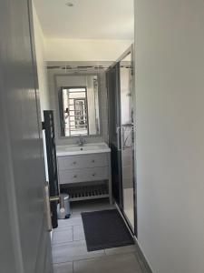 Ένα μπάνιο στο gite à la ferme