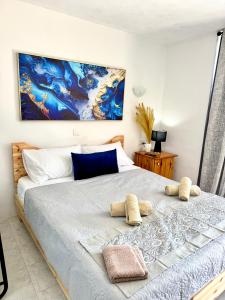 Cama o camas de una habitación en Seaview Escape Summer Nights Guesthouse