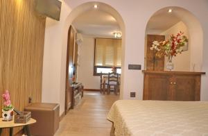 A bed or beds in a room at Estudio en el centro de Conil