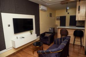Televiisor ja/või meelelahutuskeskus majutusasutuses apartment 19