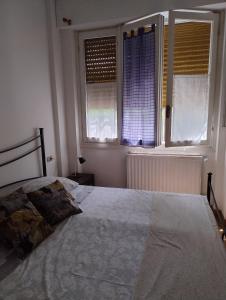 Nice Lake view apartment客房内的一张或多张床位