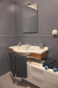 Koupelna v ubytování Idyllium Roma Suite