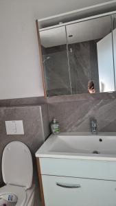 Ένα μπάνιο στο Red Bull Ring Private Room with Garden and Kitchen