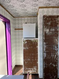 Kuchyň nebo kuchyňský kout v ubytování Grand Circus Hotel