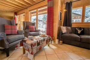 Χώρος καθιστικού στο Simply Morzine - Chalet Central