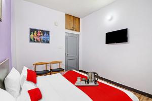 TV a/nebo společenská místnost v ubytování Hotel O Jps The Town