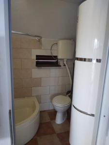 Koupelna v ubytování Apartman Dane