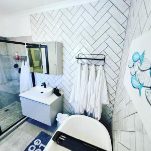 Koupelna v ubytování House Déjá View Seaside Holiday home