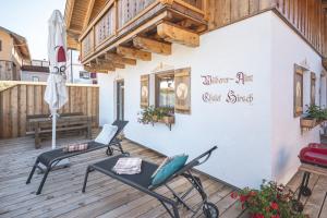 Balkón alebo terasa v ubytovaní Wilderer Alm Chalet Katschberg