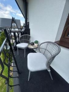 Balkón nebo terasa v ubytování Apartament Hey Gron