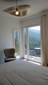 Postel nebo postele na pokoji v ubytování Azzurro Cinque Terre