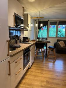 Η κουζίνα ή μικρή κουζίνα στο Beautiful cozy and fully renovated apartment