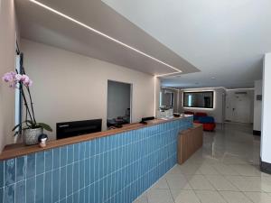 TV a/nebo společenská místnost v ubytování Hotel Gambrinus