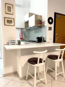 Dapur atau dapur kecil di Moderno appartamento in centro storico