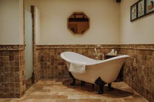 Ένα μπάνιο στο Hotel Palacio de Caranceja