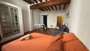A bed or beds in a room at Studio dans le centre ancien