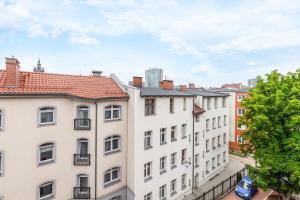 Budynek, w którym mieści się apartament