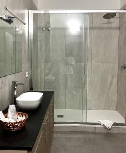 Koupelna v ubytování Hotel Marechiaro - Direttamente sul mare