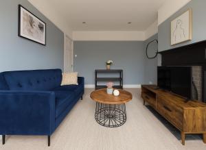 Χώρος καθιστικού στο Beautiful 1 bed flat in Wimbledon