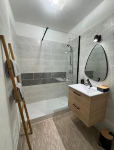 Ванная комната в La Rose des Sables Vue à 180 degrés sur la Mer