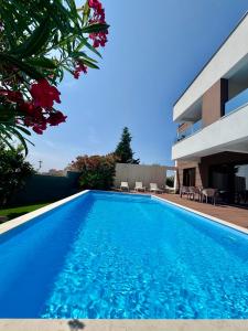 basen przed domem w obiekcie Villa Estate w Novalji