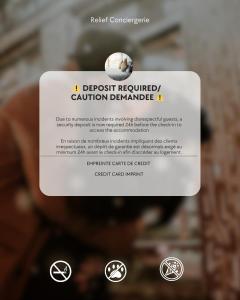 Et logo, certifikat, skilt eller en pris der bliver vist frem på Le Havre Haussmannien - Balnéo, proche Centre-ville et Gare