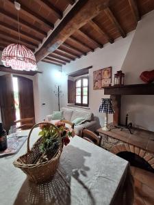 Χώρος καθιστικού στο Casa Marianna