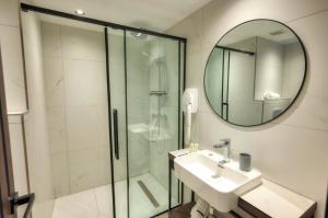 Koupelna v ubytování ASTE hotel