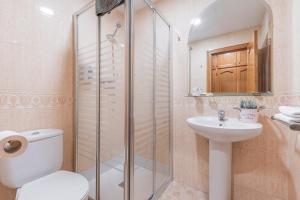 Koupelna v ubytování Hostal El Bugar