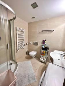 Kúpeľňa v ubytovaní Skipper Apartman